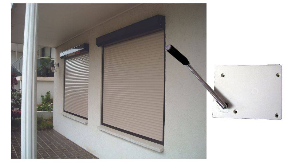 Manual Roller Shutters in House