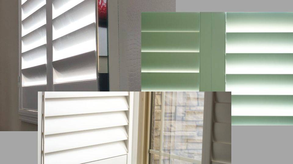 Different type of plantation shutters