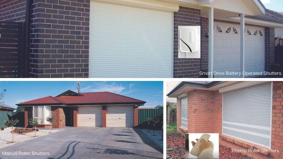 Different types of roller shutters